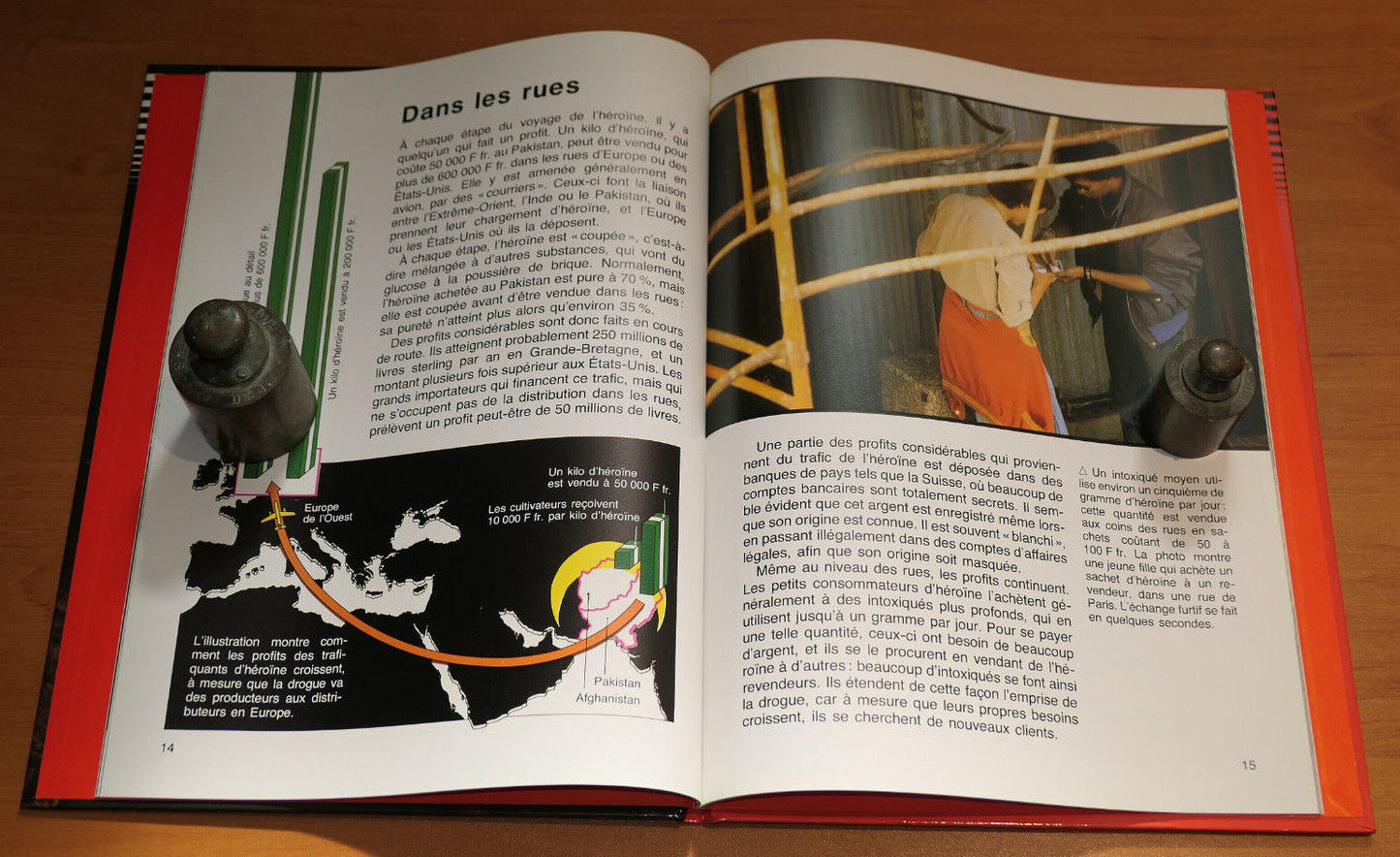 HEROINE / DROGUE TOXICOMANIE DEPENDANCE PHOTOS / EDITIONS GAMMA 1987