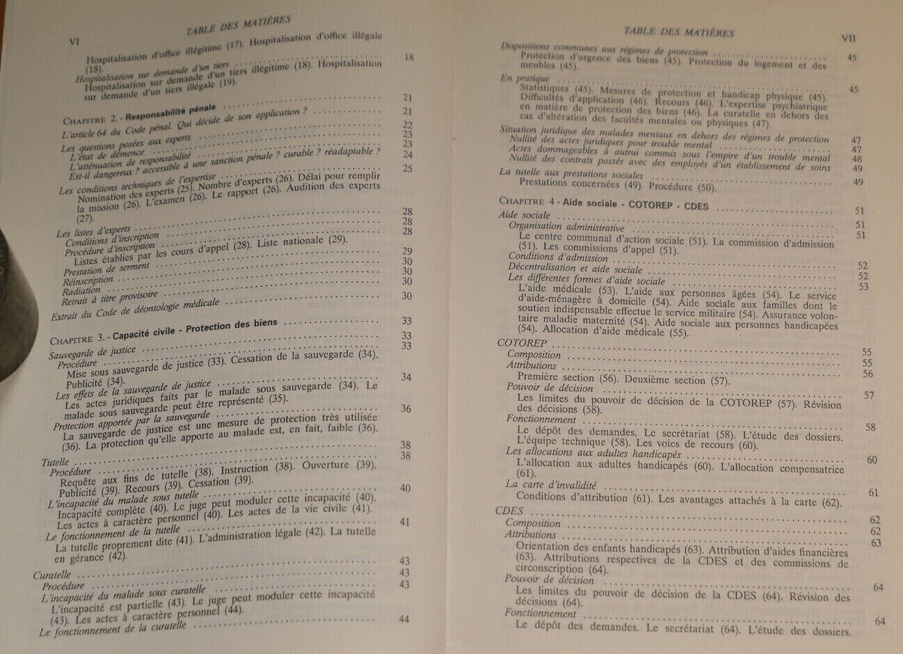 LEGISLATION PSYCHIATRIQUE / R. GOUMILLOUX / MASSON 1991 / PSYCHIATRIE MEDECINE