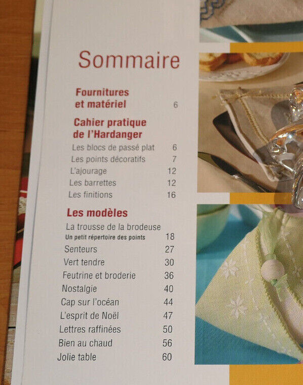 LE HARDANGER CREATIF / ISABELLE CORBE / LES EDITIONS DE SAXE 2006 / BRODERIE