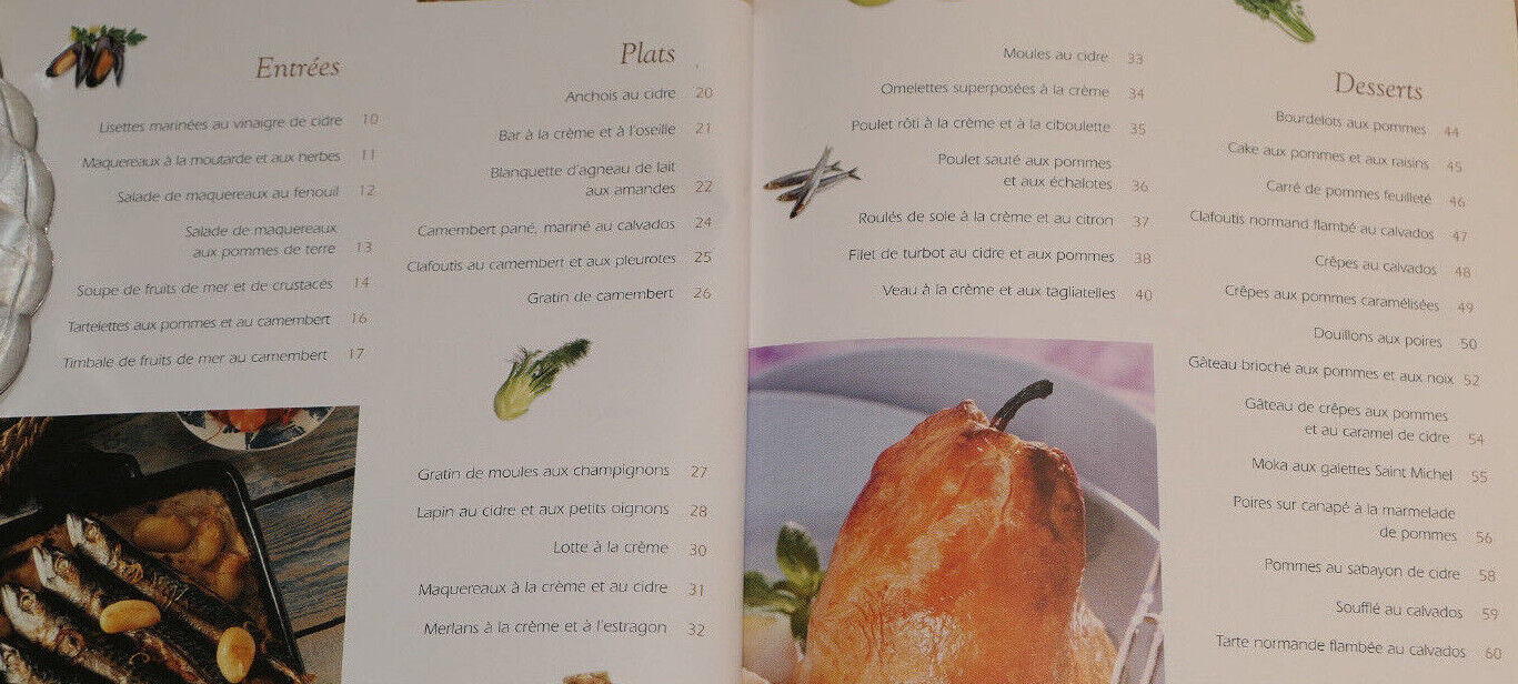 CUISINE DES REGIONS / NORMANDIE / LIBRILIS 2004 / RECETTES PHOTOS