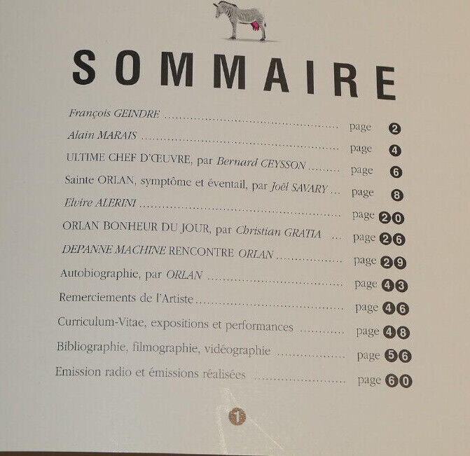 LES VINGT ANS DE PUB & DE CINE DE SAINTE ORLAN / 1990 ART CONTEMPORAIN NORMANDIE