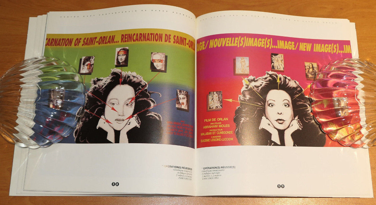 LES VINGT ANS DE PUB & DE CINE DE SAINTE ORLAN / 1990 ART CONTEMPORAIN NORMANDIE