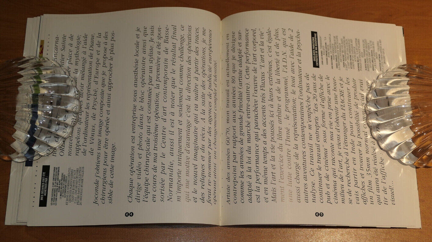 LES VINGT ANS DE PUB & DE CINE DE SAINTE ORLAN / 1990 ART CONTEMPORAIN NORMANDIE