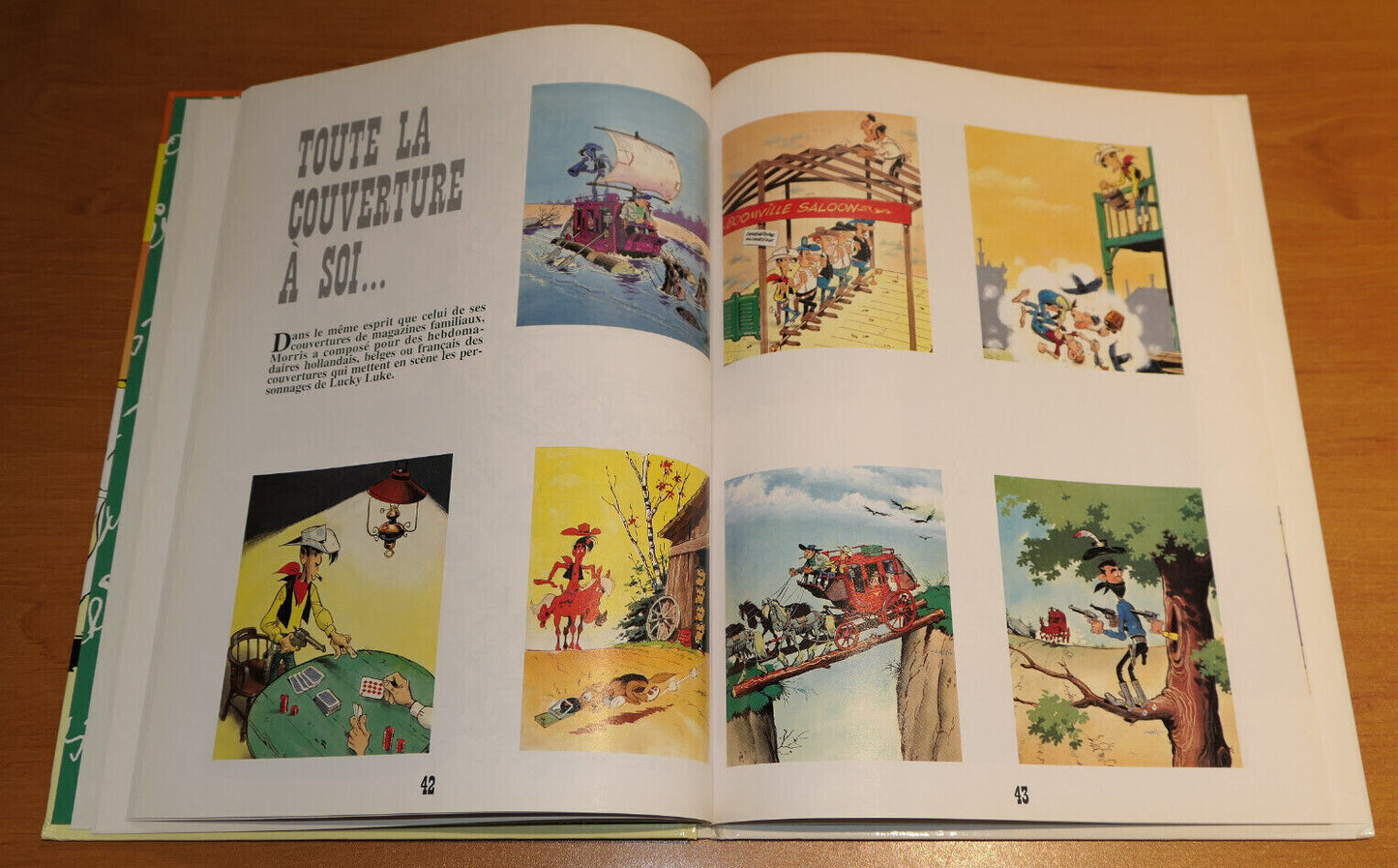 LA FACE CACHEE DE MORRIS / LUCKY LUKE / YVAN DELPORTE / HORS-COMMERCE