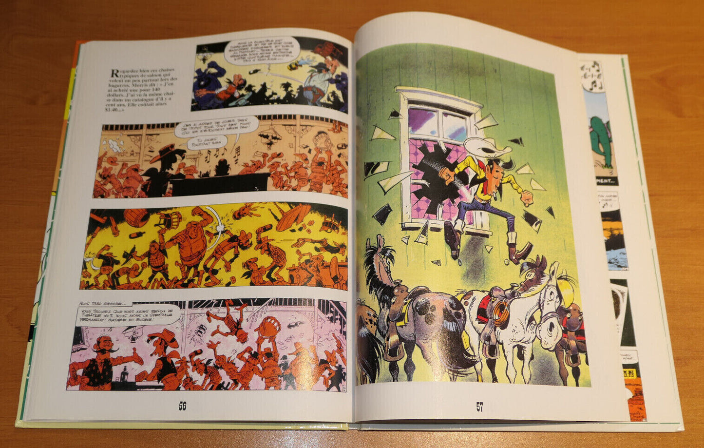LA FACE CACHEE DE MORRIS / LUCKY LUKE / YVAN DELPORTE / HORS-COMMERCE