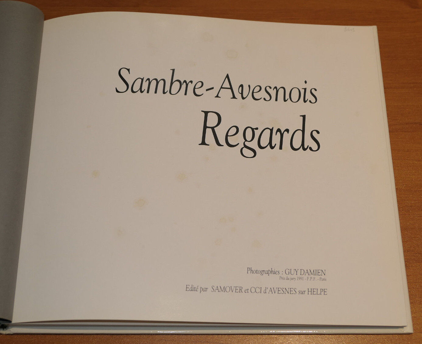 SAMBRE-AVESNOIS / REGARDS / GUY DAMIEN / PHOTOS NATURE CAMPAGNE / 1991