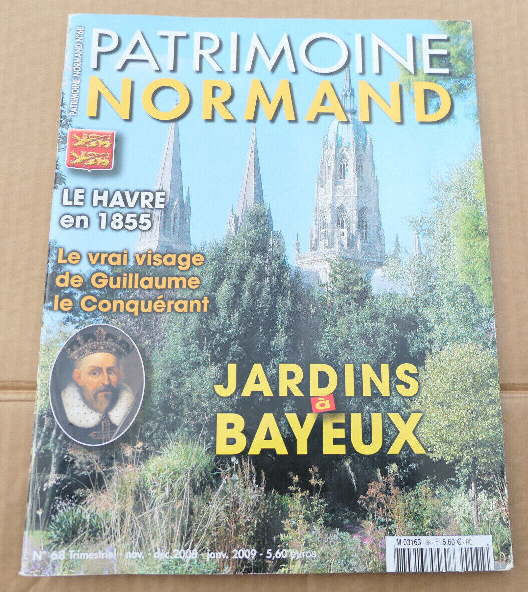 PATRIMOINE NORMAND / LOT 4 REVUES 2008 NUMEROS 67 68 70 71 / HISTOIRE NORMANDIE