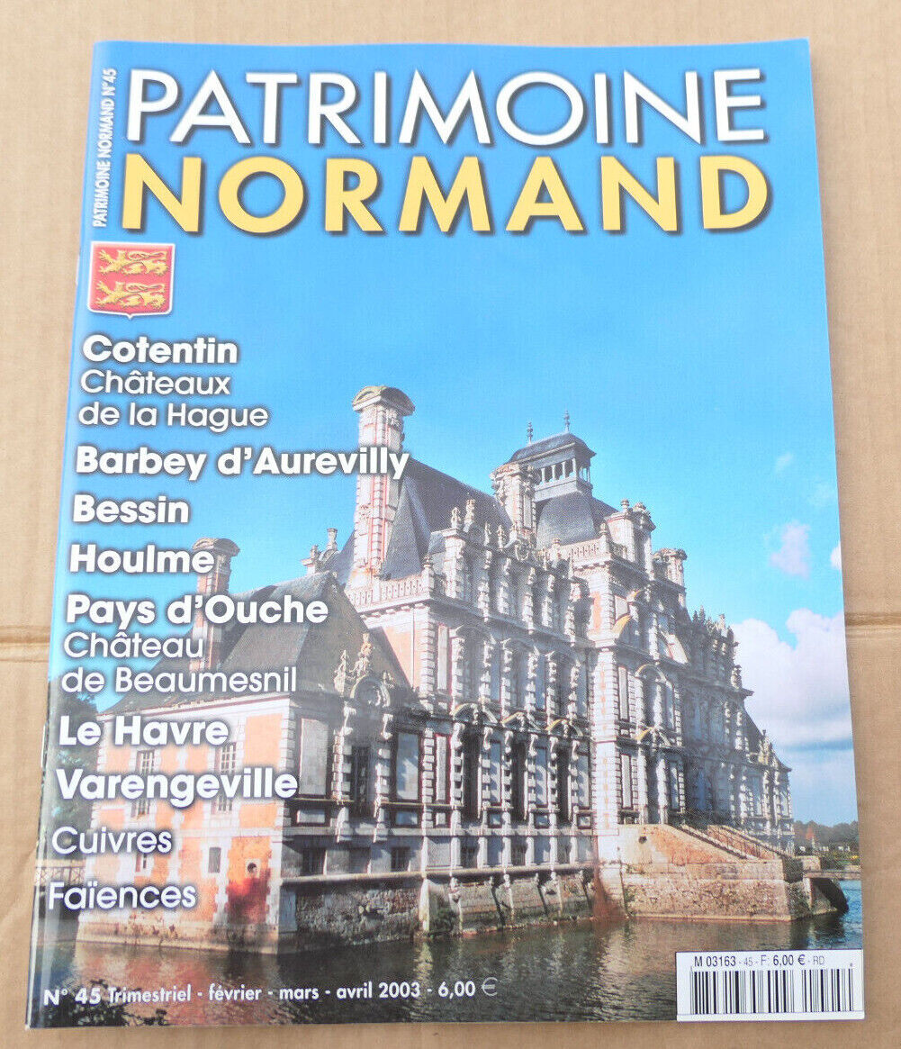 NORMANDY HERITAGE / LOT 4 MAGAZINES 2003 NUMBERS 45 46 47 48 / HISTORY OF NORMANDY