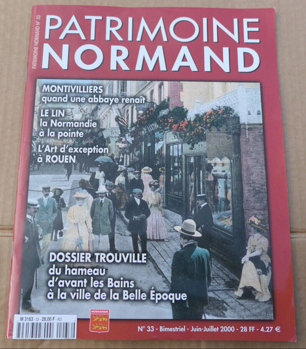 PATRIMOINE NORMAND / LOT 4 REVUES 2000 NUMEROS 32 33 34 35 / HISTOIRE NORMANDIE