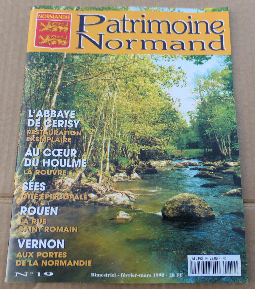PATRIMOINE NORMAND / LOT 4 REVUES 1997 NUMEROS 16 17 18 19 / HISTOIRE NORMANDIE