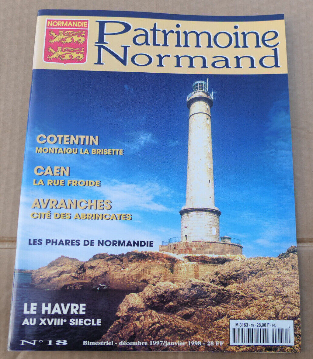PATRIMOINE NORMAND / LOT 4 REVUES 1997 NUMEROS 16 17 18 19 / HISTOIRE NORMANDIE