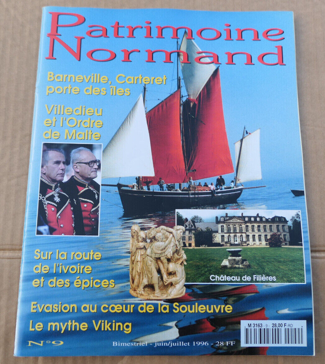 PATRIMOINE NORMAND / LOT 4 REVUES 1996 NUMEROS 8 9 10 11 / HISTOIRE NORMANDIE