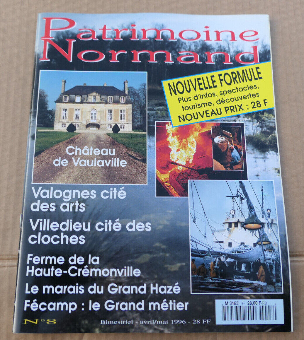 PATRIMOINE NORMAND / LOT 4 REVUES 1996 NUMEROS 8 9 10 11 / HISTOIRE NORMANDIE