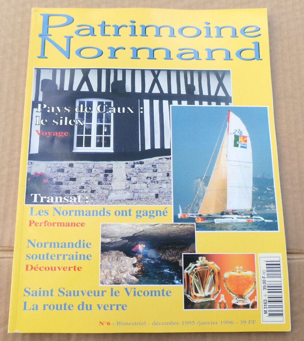 PATRIMOINE NORMAND / LOT 4 REVUES 1995 NUMEROS 4 5 6 7 / HISTOIRE NORMANDIE