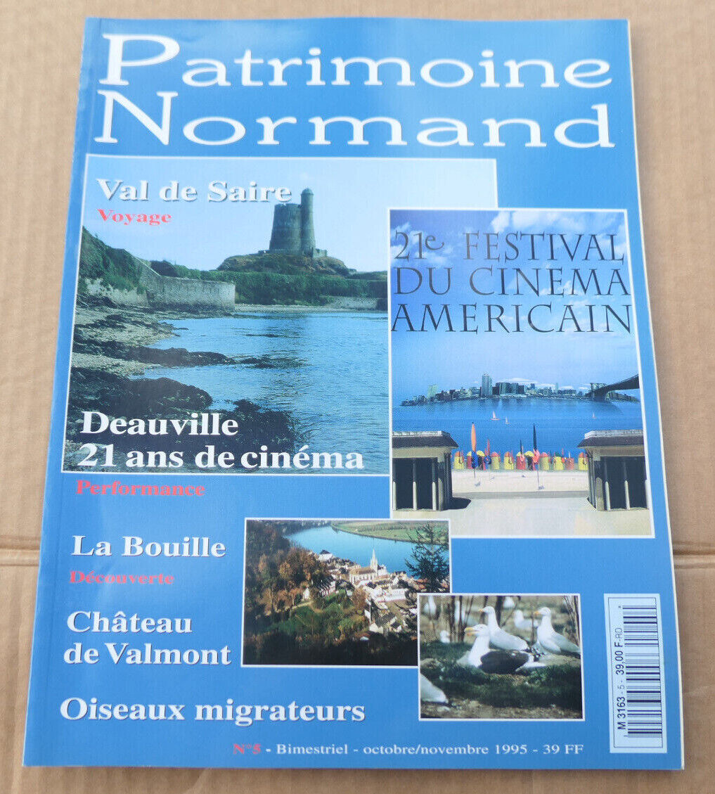 PATRIMOINE NORMAND / LOT 4 REVUES 1995 NUMEROS 4 5 6 7 / HISTOIRE NORMANDIE