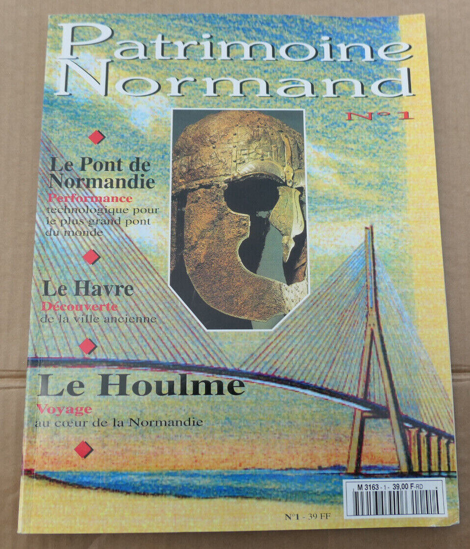 PATRIMOINE NORMAND / LOT 3 REVUES 1995 NUMEROS 1 2 3 / HISTOIRE NORMANDIE