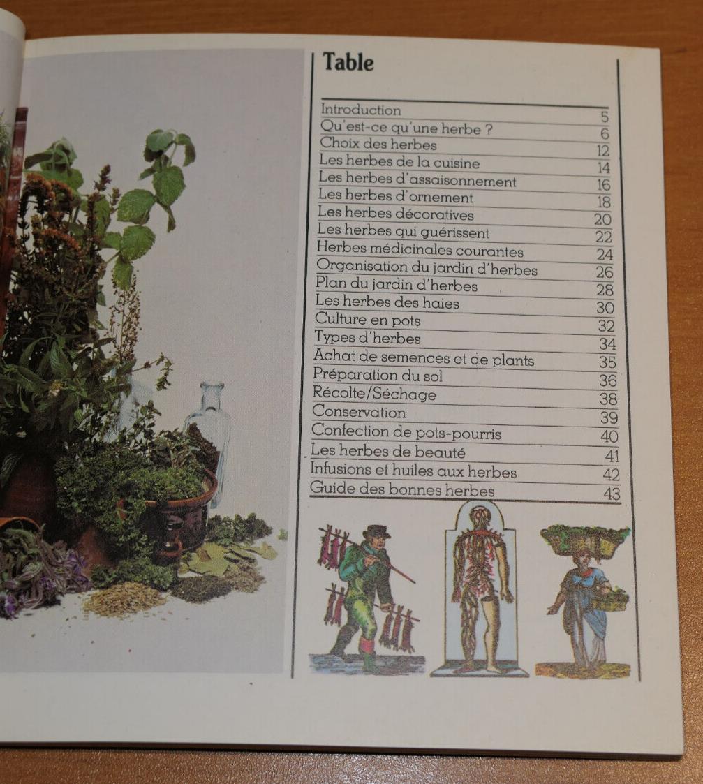 LES HERBES / ANN BONAR / GUIDE ANTHESE 1983 JARDIN POTAGER INFUSIONS NATURE