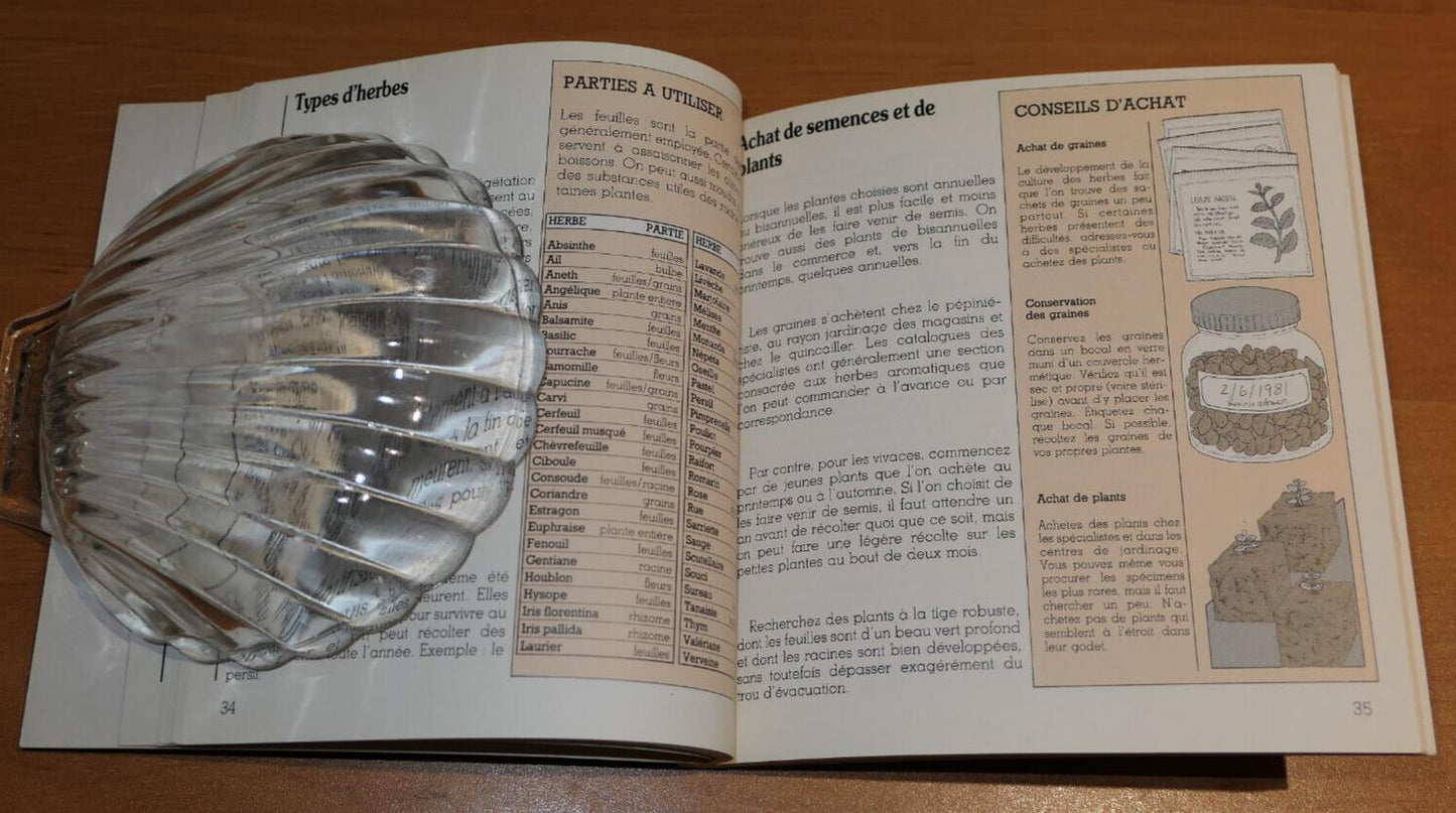 LES HERBES / ANN BONAR / GUIDE ANTHESE 1983 JARDIN POTAGER INFUSIONS NATURE