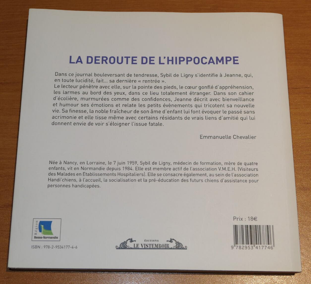 LA DEROUTE DE L'HIPPOCAMPE / SYBIL DE LIGNY / EDITIONS LE VISTEMBOIR 2011