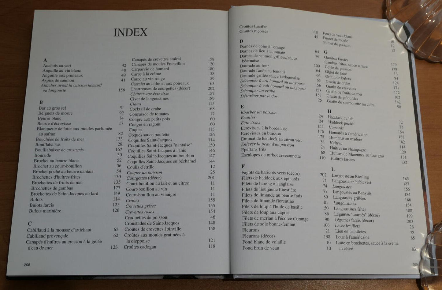 POISSONS COQUILLAGES ET CRUSTACES / OPEASI 1993 / RECETTES CUISINE PHOTOS