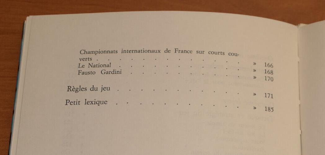 FAUSTO GARDINI / LE TENNIS EN 13 LECONS / SPORT COURS TECHNIQUE 1973