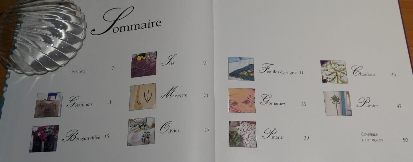 BRODERIES EN FETE / JOSE AHUMADA / LTA MOTIFS FLEURS FRUITS FEUILLES / 2002