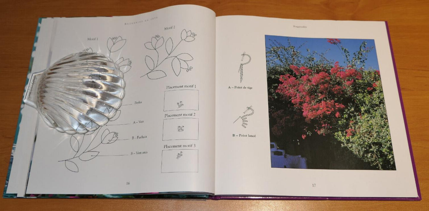 BRODERIES EN FETE / JOSE AHUMADA / LTA MOTIFS FLEURS FRUITS FEUILLES / 2002