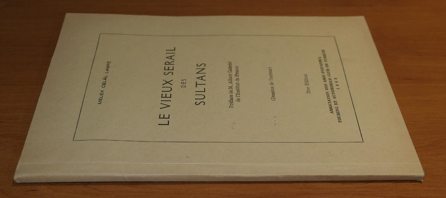 LE VIEUX SERAIL DES SULTANS / MELEK CELAL LAMPE ISTANBUL TURQUIE 1963
