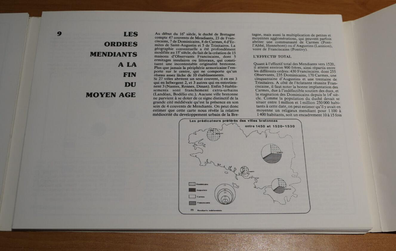 ATLAS D'HISTOIRE RELIGIEUSE 1300-1800 / LES BRETONS ET DIEU / RELIGION BRETAGNE