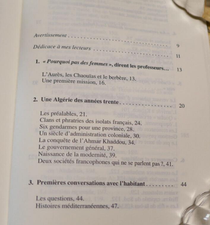 GERMAINE TILLION / IL ETAIT UNE FOIS L'ETHNOGRAPHIE / SEUIL 2000