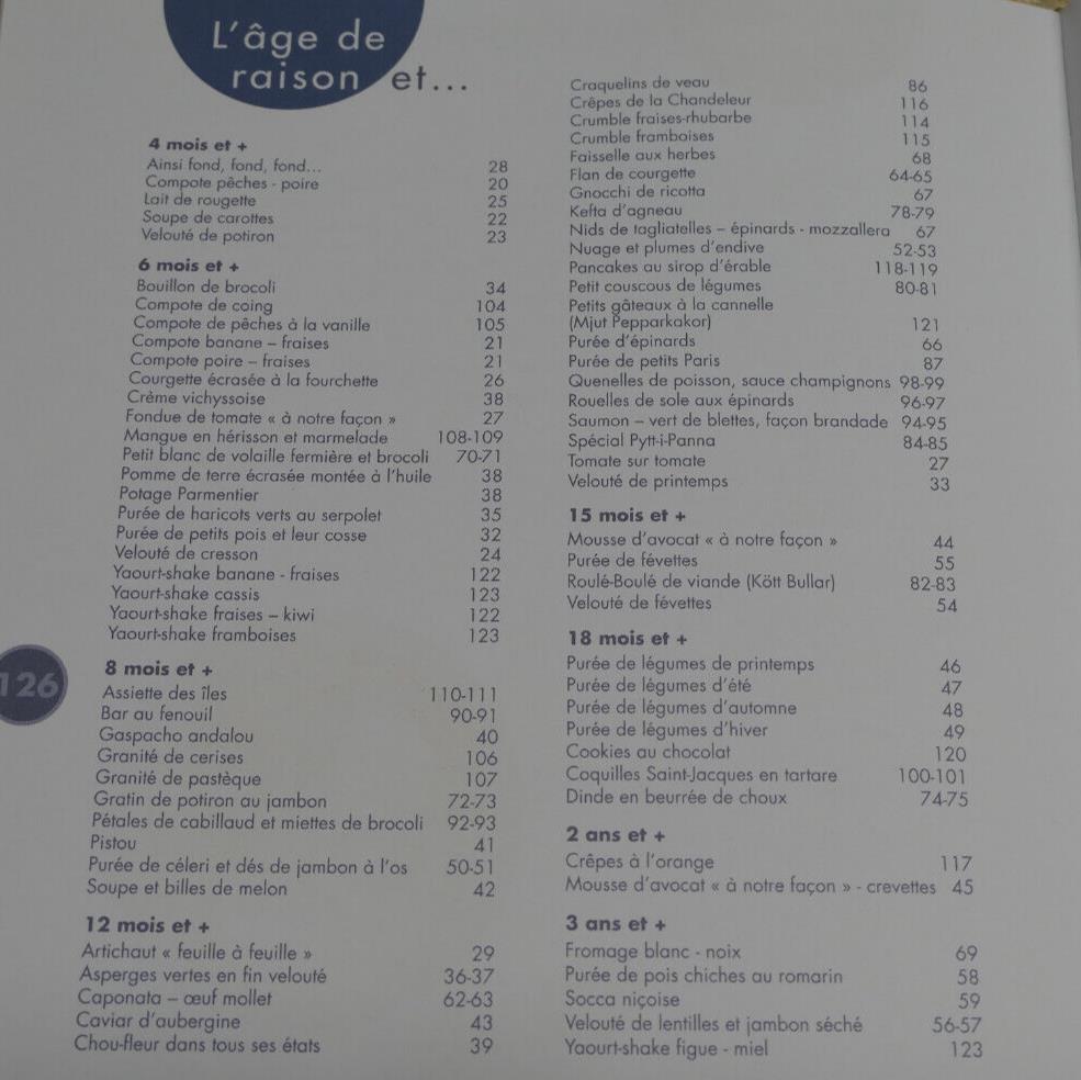 BABYCOOK BOOK / DAVID RATHGEBER / 77 RECETTES ET IDEES DE CHEF POUR BEBE / 2005