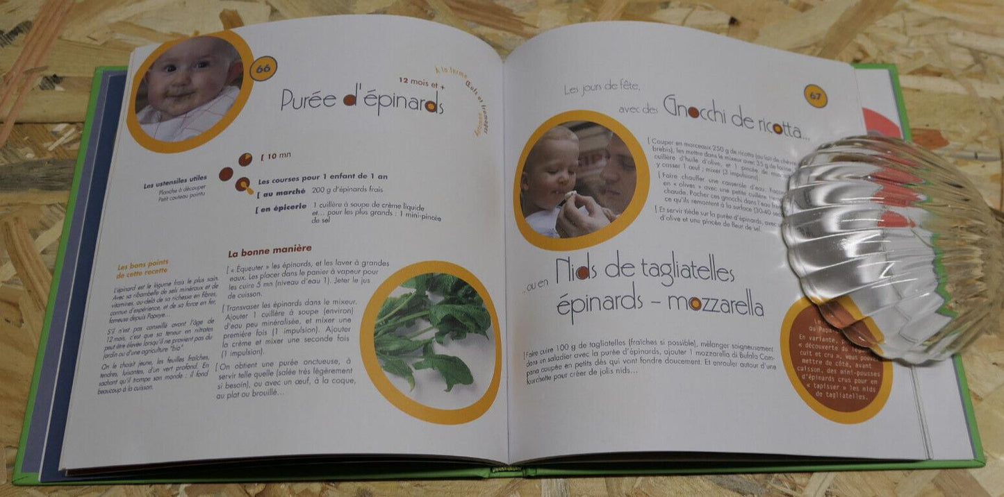 BABYCOOK BOOK / DAVID RATHGEBER / 77 RECETTES ET IDEES DE CHEF POUR BEBE / 2005