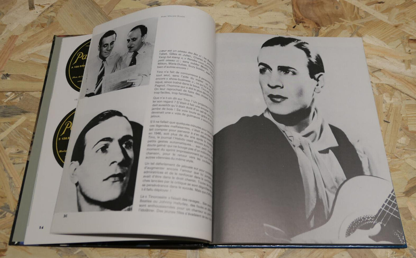 TINO ROSSI / GERARD TRIMBACH / DOCUMENTS PHOTOS TEMOIGNAGES / DELVILLE 1978