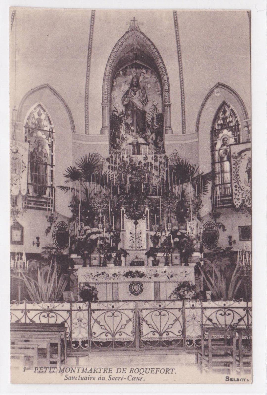 CARTE POSTALE CPA PETIT MONTMARTRE DE ROQUEFORT SANCTUAIRE DU SACRE-COEUR