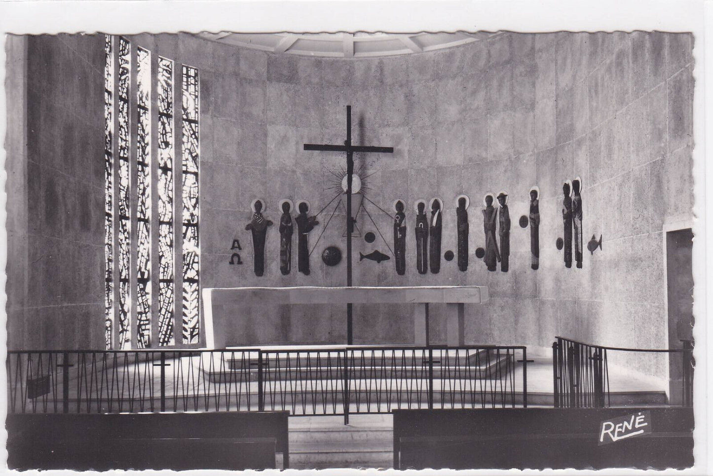POSTCARD CPSM HYERES SANCTUARY OF OUR LADY OF CONSOLATION THE CHOIR