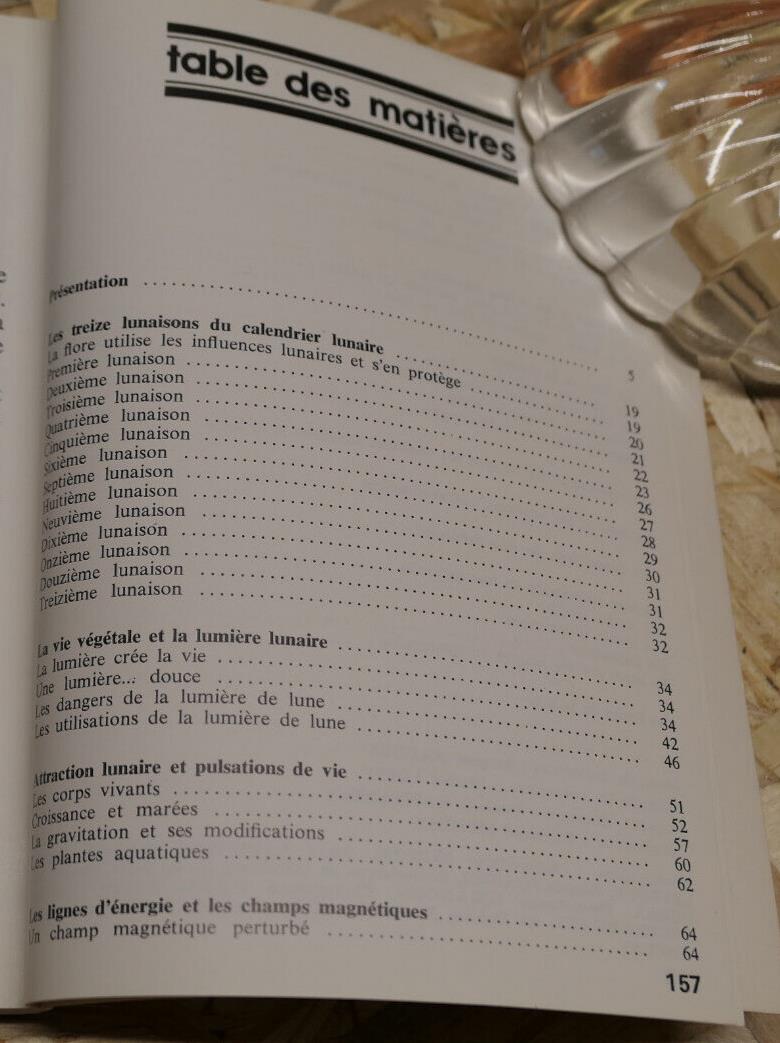 L'INFLUENCE DE LA LUNE SUR LES CULTURES / ROBERT FREDERICK / CALENDRIER LUNAIRE