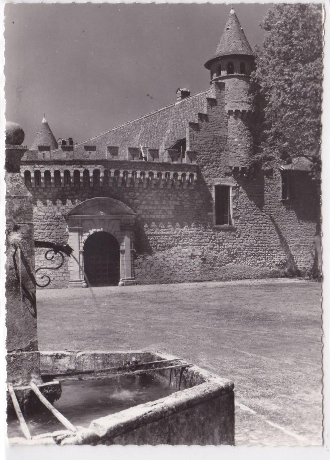 POSTCARD CPSM CHATEAU DE VIRIEU ISERE THE COURTYARD OF HONOUR