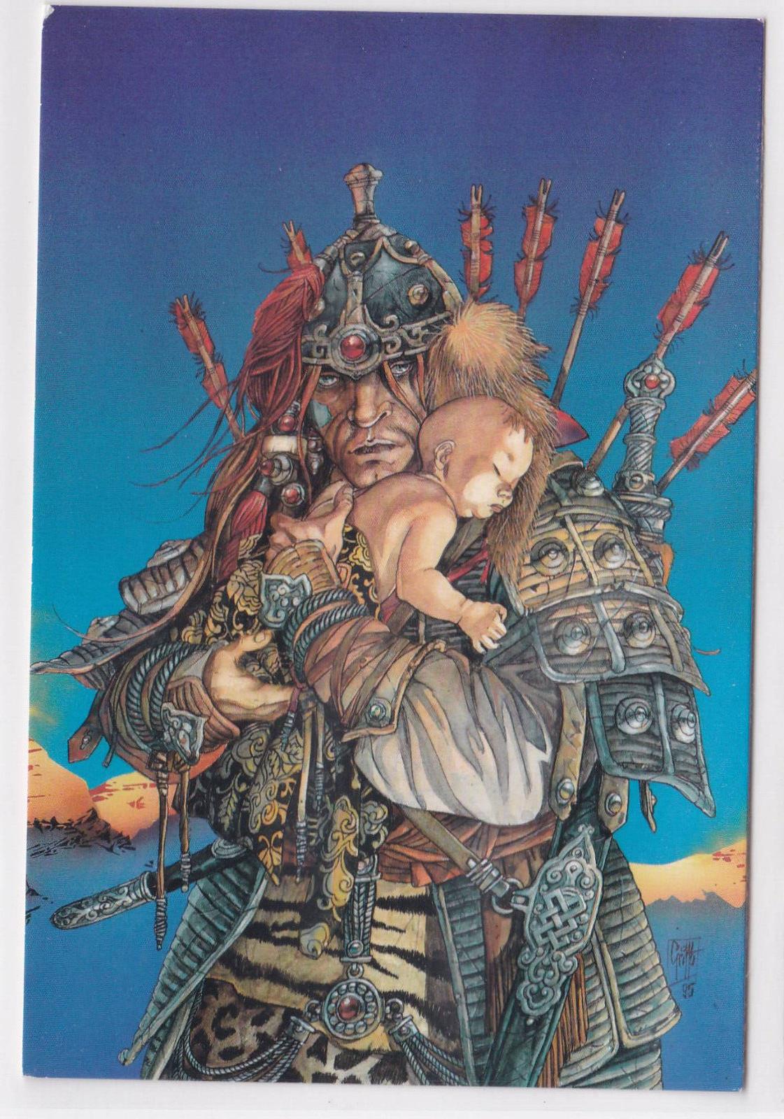COMIC PROMO POSTCARD CINJIS QAN T1 THE ETERNAL BLUE SKY COTHIAS-GRIFFO GLENAT