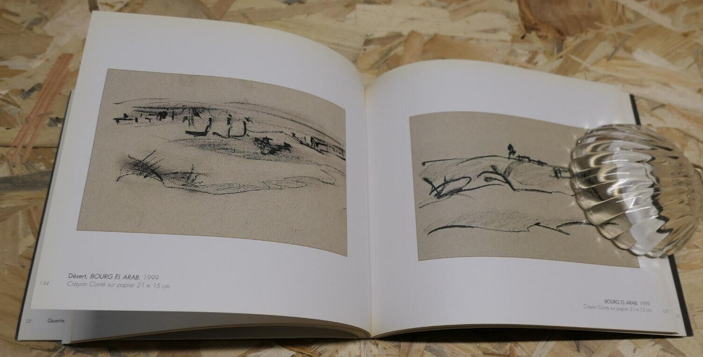 A L'OMBRE D'AMON CARNETS D'EGYPTE / PHOTOS ENCRES DESSINS POEMES LETTRES / 2000