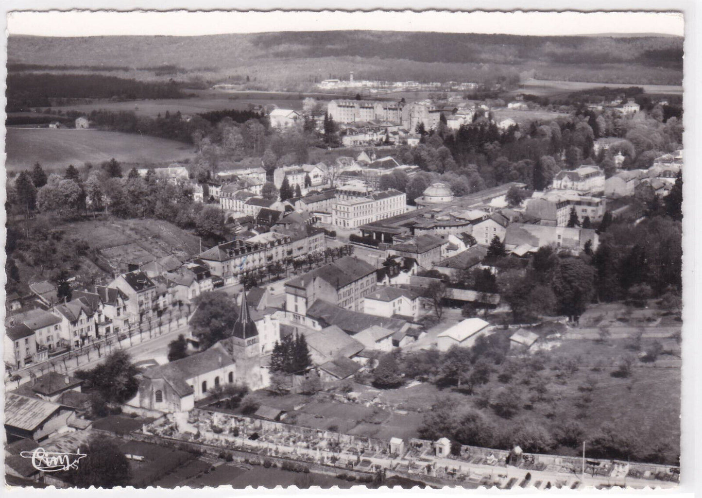 POSTCARD CPSM CONTREXEVILLE VOSGES GENERAL VIEW
