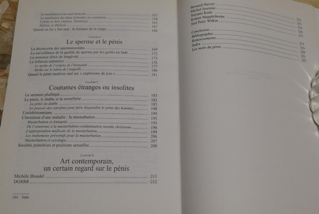 HISTOIRES DU PENIS / ETHNOLOGIE MYTHOLOGIE MEDECINE ART PSYCHOLOGIE / 2000
