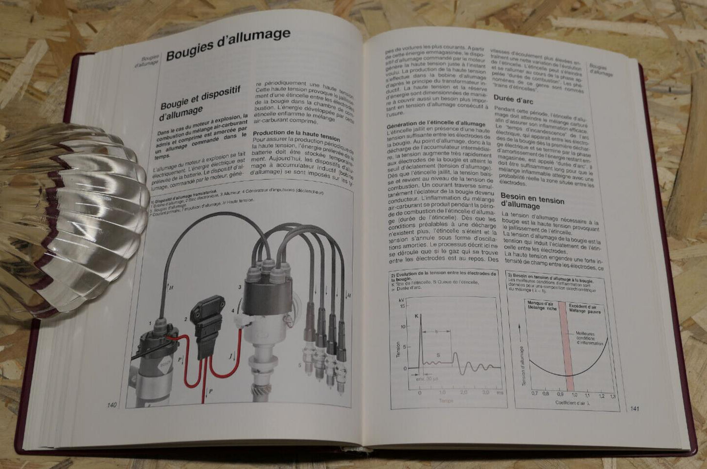 ELECTRICITE ET ELECTRONIQUE POUR L'AUTOMOBILE A MOTEUR A ESSENCE BOSCH 1990