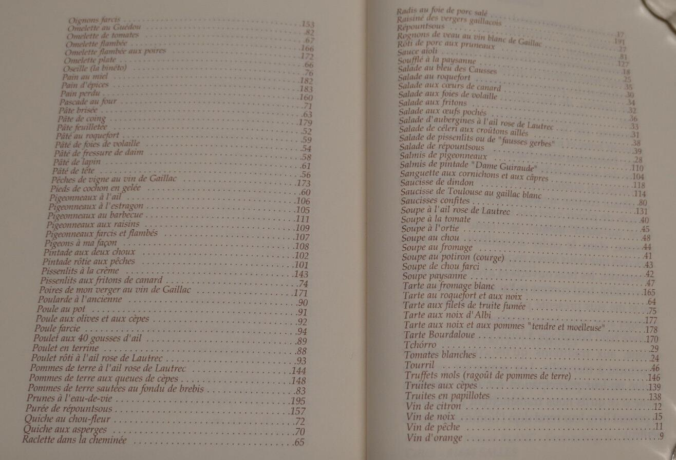 200 RECETTES PAYSANNES DU TARN / CUISINE TARNAISE TRADITIONS TERROIR GASTRONOMIE