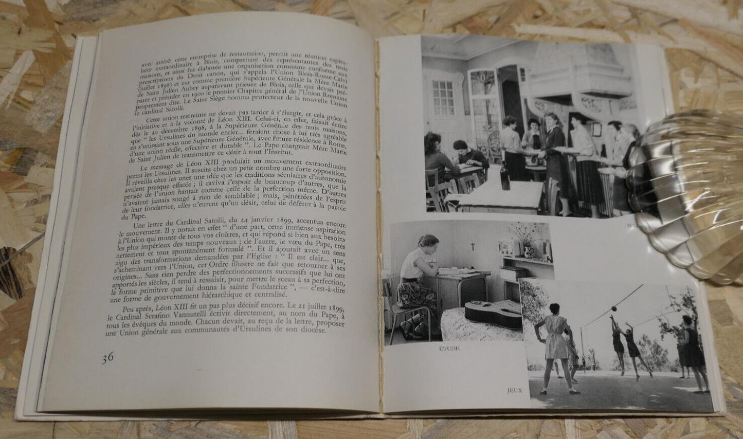 UNION ROMAINE DE L'ORDRE DE SAINTE URSULE / LESCUYER LYON 1958 HISTOIRE