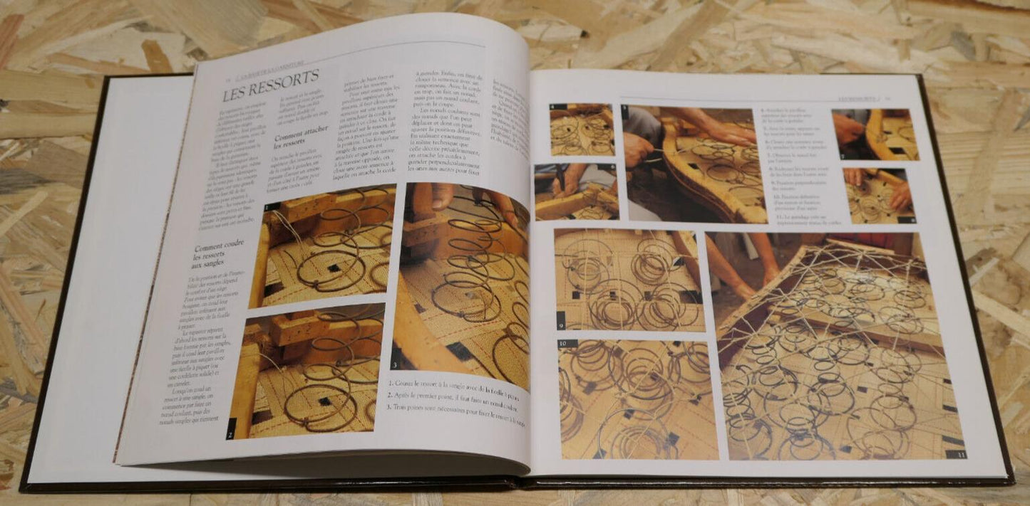 LE TAPISSIER DE SIEGES / EYROLLES 2000 / TAPISSERIE D'AMEUBLEMENT ARTISANAT