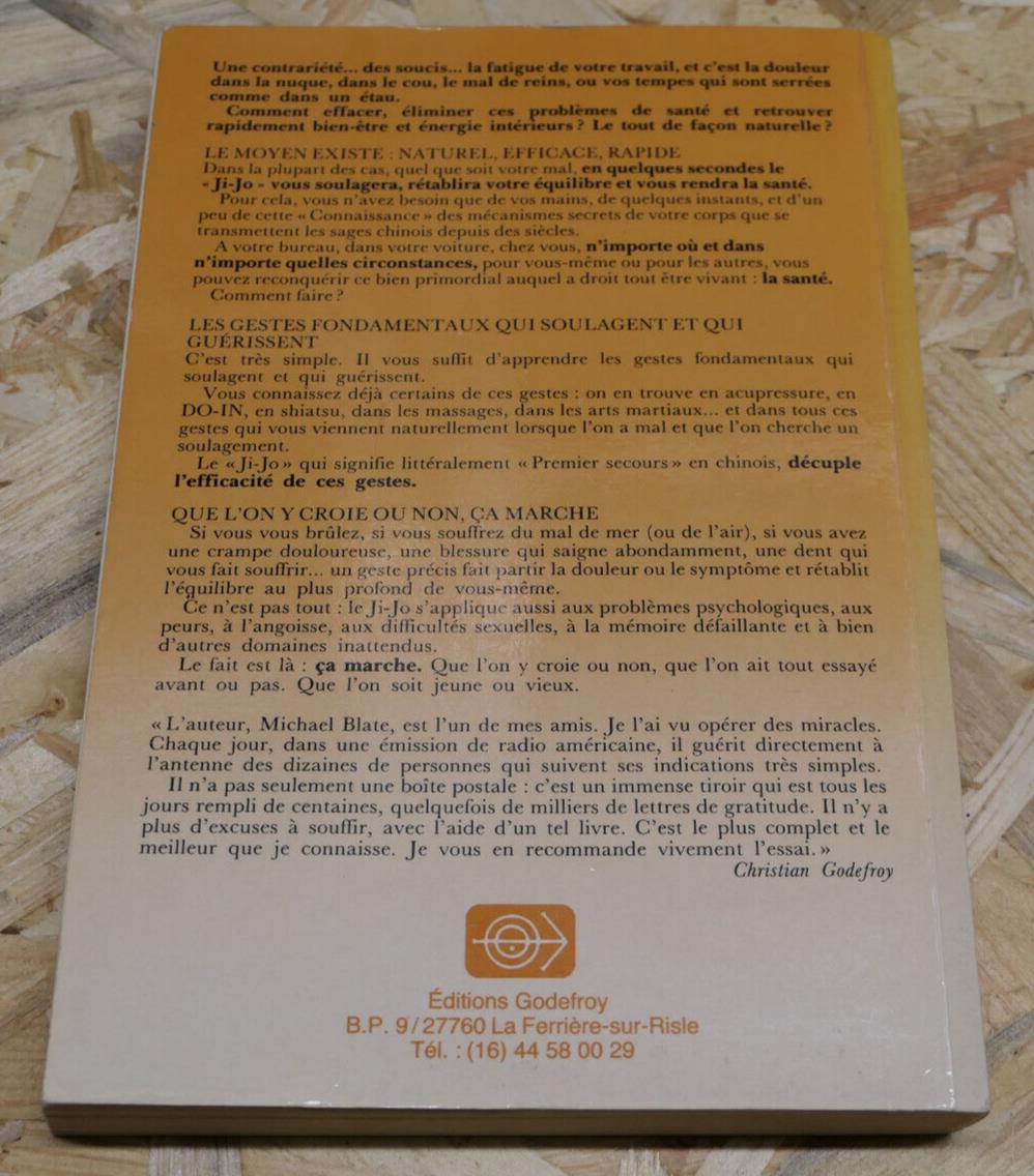 MANUEL PRATIQUE DE JI-JO / ENCYCLOPEDIE DES GESTES FONDAMENTAUX / GODEFROY 1988