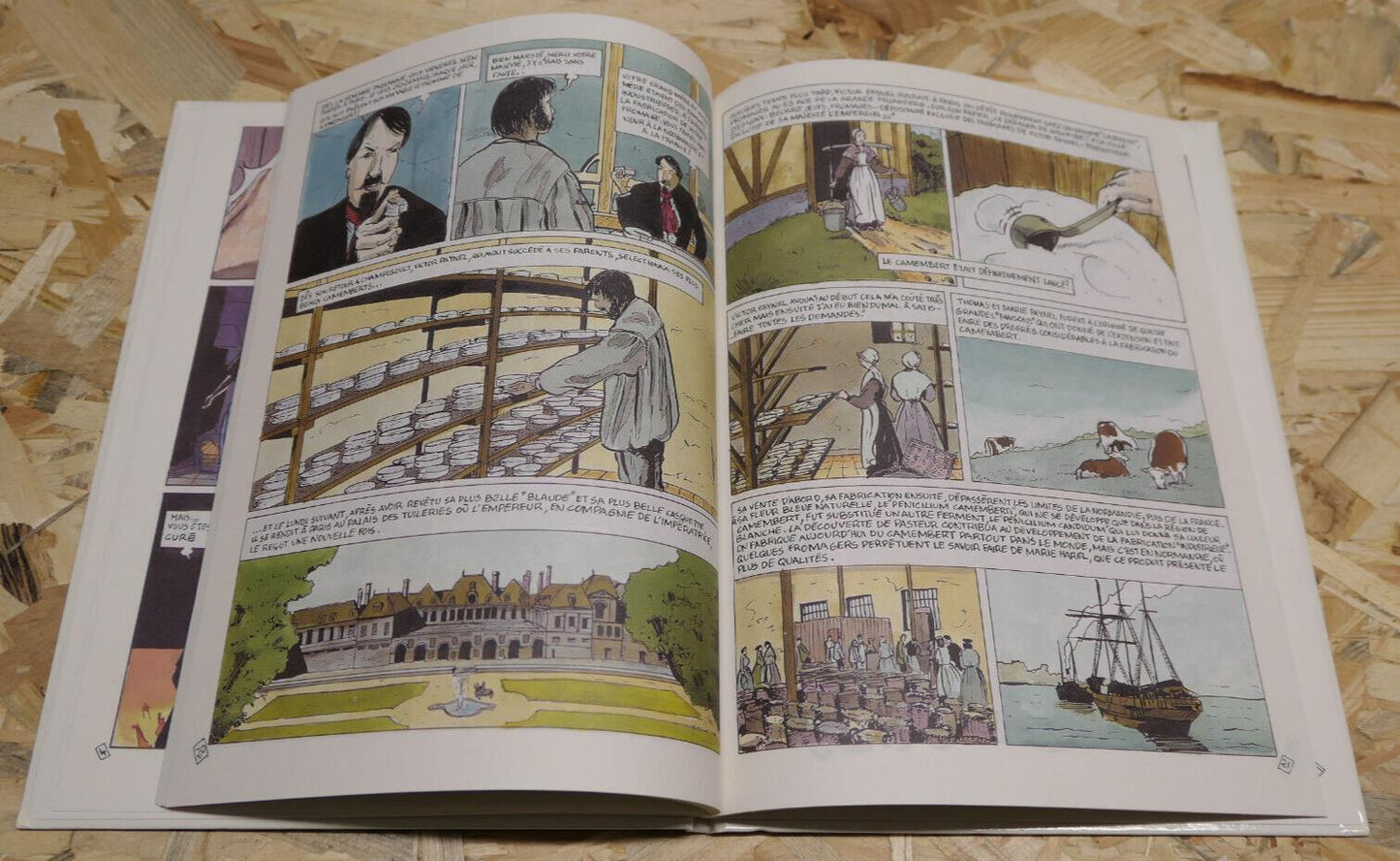 BD LA FABULEUSE HISTOIRE DU CAMEMBERT / NORMANDIE PLUS 1991