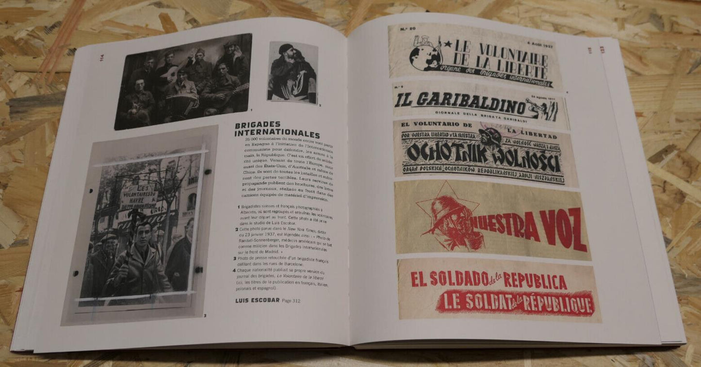 GUERRA GRAFICA ESPAGNE 1936-1939 GUERRE PROPAGANDE PHOTOS AFFICHES DOCUMENTS