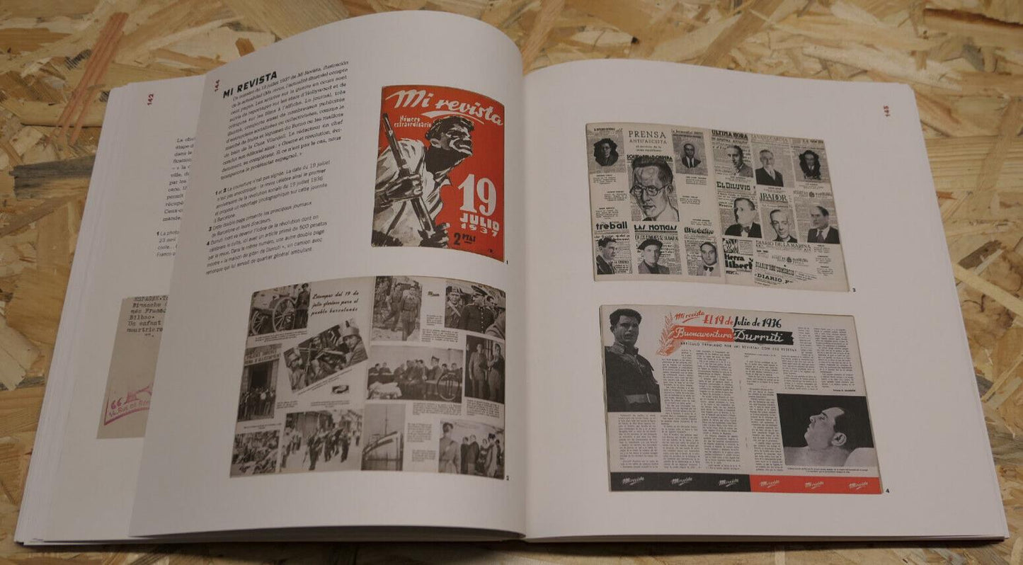 GUERRA GRAFICA ESPAGNE 1936-1939 GUERRE PROPAGANDE PHOTOS AFFICHES DOCUMENTS