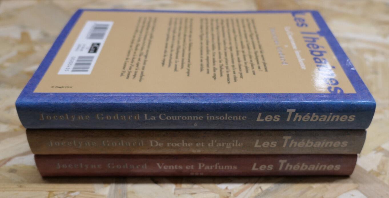 LES THEBAINES / JOCELYNE GODARD / LOT TOMES 1 2 3